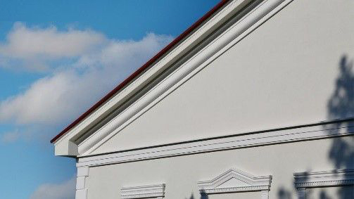 Fassadengestaltung mit dem Stuckprofil Bonn 126