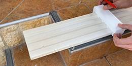 Maße auf der seitlichen Zierleiste markieren