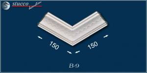 Stuckprofile B9 inneres Eckelement Stuckprofile B9 inneres Eckelement