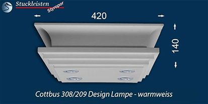 Produktbild der Stuck Design Lampe Cottbus 308/209 Produktbild der Stuck Design Lampe Cottbus 308/209