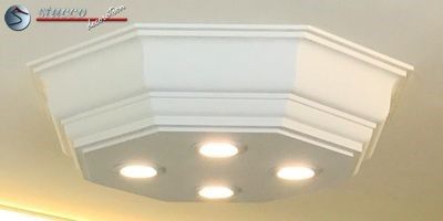 LED Stucklampe Düren 21/500x500-2 Design Lampen mit Stuck und LED Spots LED Stucklampe Düren 21/500x500-2 Design Lampen mit Stuck und LED Spots