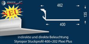LED Lichtleiste für Kombi Beleuchtung Essen 400+202 PLEXI PLUS