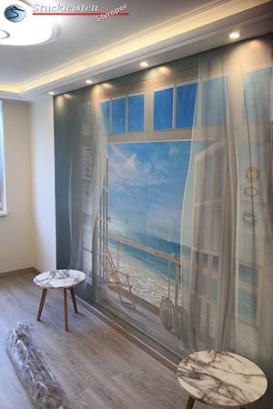 Praxis mit Deckenleisten für LED Spots und LED Streifen