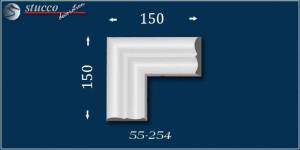 Eckelement zu Styropor Deckenleisten und Wandleisten Rotterdam 55 Eckelement zu Styropor Deckenleisten und Wandleisten Rotterdam 55