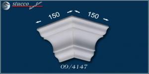 Stuckleisten Frankfurt 09 äußeres Eckelement Stuckleisten Frankfurt 09 äußeres Eckelement