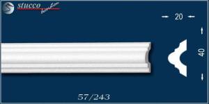 Styropor Deckenleisten und Wandleisten, Zierleisten Nantes 57 Styropor Deckenleisten und Wandleisten, Zierleisten Nantes 57