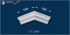 Zierleisten aus Styropor Frankfurt 17 äußeres Eckelement Zierleisten aus Styropor Frankfurt 17 äußeres Eckelement