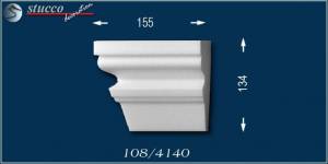 Fassadenstuck Zierleisten Ankara 108 linkes Schließelement zum Fenster Fassadenstuck Zierleisten Ankara 108 linkes Schließelement zum Fenster
