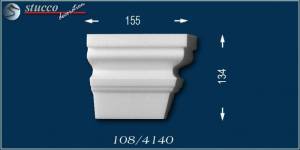 Fassadenstuck Zierleisten Ankara 108 rechtes Schließelement zum Fenster Fassadenstuck Zierleisten Ankara 108 rechtes Schließelement zum Fenster