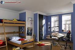 Kinderzimmer Ideen mit Styropor Deckenleisten für Jungen