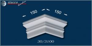 Stuckleisten Glasgow 30 inneres Eckelement Stuckleisten Glasgow 30 inneres Eckelement