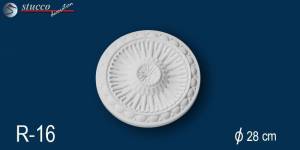 Marbet Design® R16 Stuckrosette Styropor Marbet Design® R16 Stuckrosette Styropor
