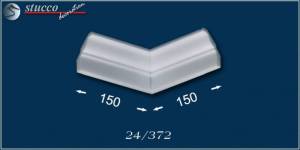 Styroporleisten Stockholm 24 äußeres Eckelement Styroporleisten Stockholm 24 äußeres Eckelement