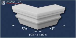 Fassadenstuck Zierleisten Ankara 108 Eckelement Fassadenstuck Zierleisten Ankara 108 Eckelement