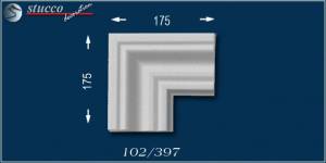 Fassadenstuck Eckelement Oxford 102 Fassadenstuck Eckelement Oxford 102