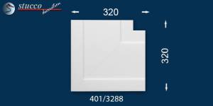 Inneres Eckelement Deckenleisten aus Styropor Zürich 401 Inneres Eckelement Deckenleisten aus Styropor Zürich 401