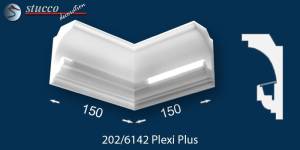 Inneres Eckelement für indirekte Beleuchtung Essen 202 PLEXI PLUS Inneres Eckelement für indirekte Beleuchtung Essen 202 PLEXI PLUS