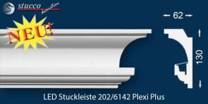 LED Stuckleiste Essen 202 PLEXI PLUS LED Stuckleiste Essen 202 PLEXI PLUS