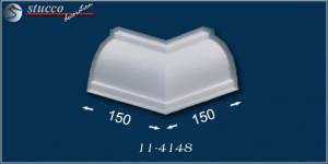 Styropor Leisten London 11 inneres Eckelement Styropor Leisten London 11 inneres Eckelement