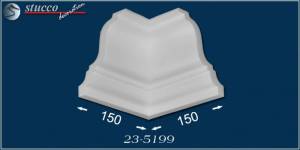 Styropor Stuckleiste Passau 23 inneres Eckelement Styropor Stuckleiste Passau 23 inneres Eckelement